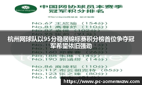 杭州网球队以95分稳居锦标赛积分榜首位争夺冠军希望依旧强劲